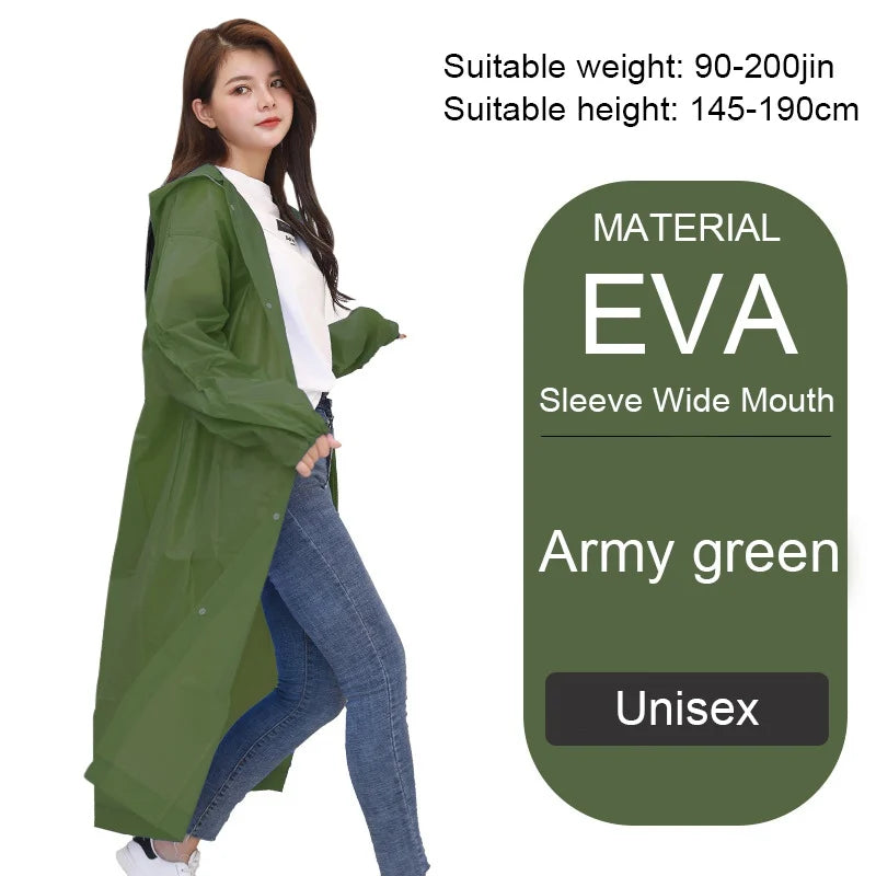 Disposable Eva Rain Coat