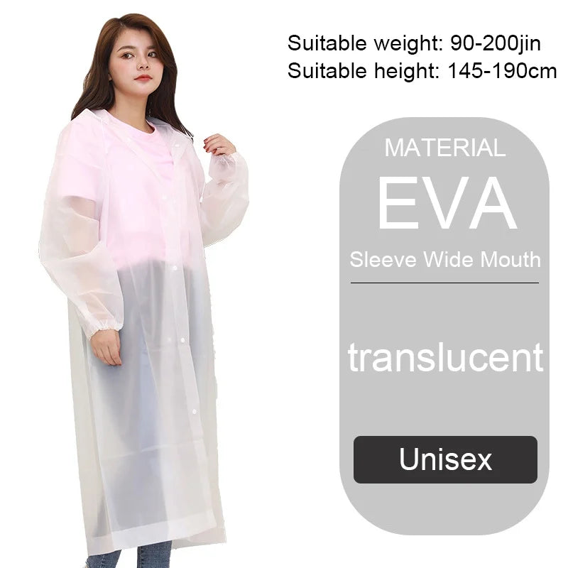 Disposable Eva Rain Coat