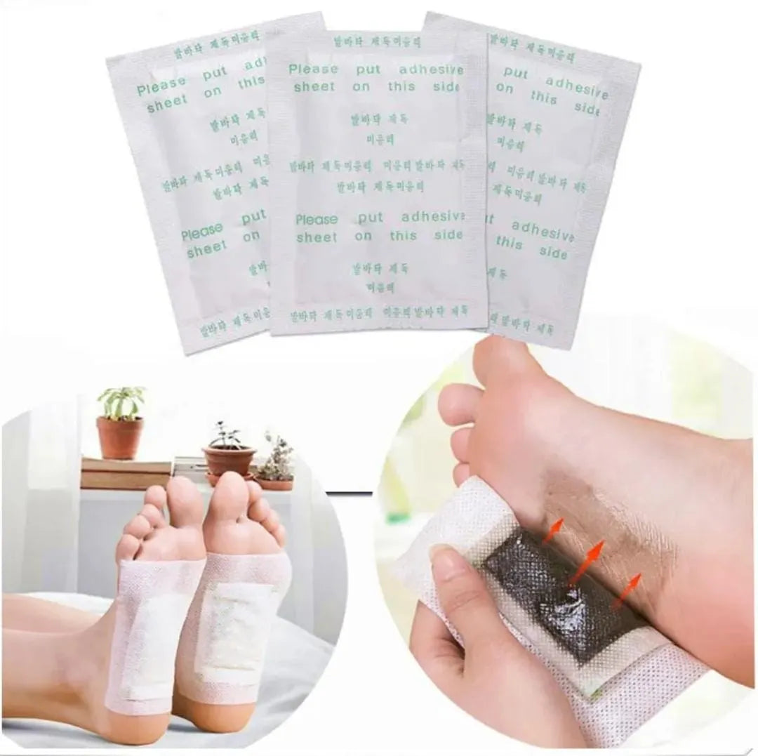 Cleansing Detox Foot Patches with Ginger & Salt