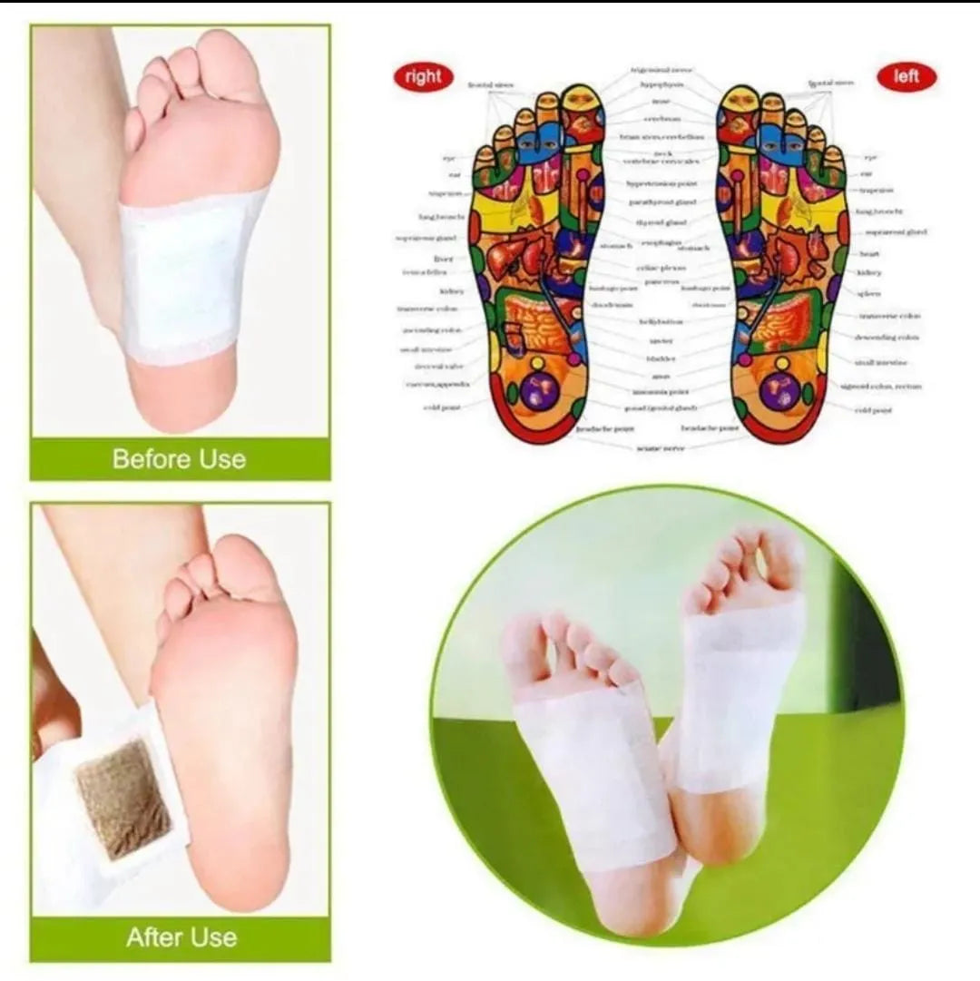 Cleansing Detox Foot Patches with Ginger & Salt