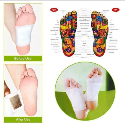 Cleansing Detox Foot Patches with Ginger & Salt